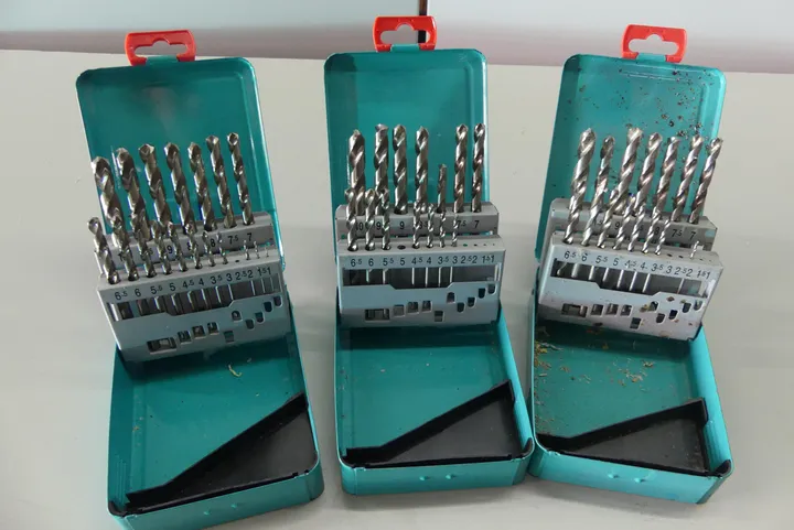 3x Heller Bohrset